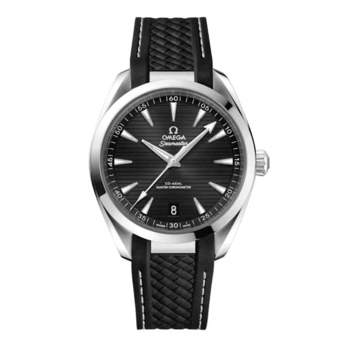 Omega Seamaster Black Leather Replica - Image 1