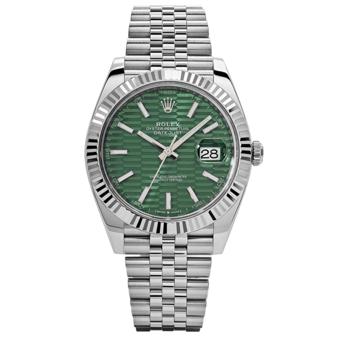 Rolex Datejust Motif Green Replica - Image 1