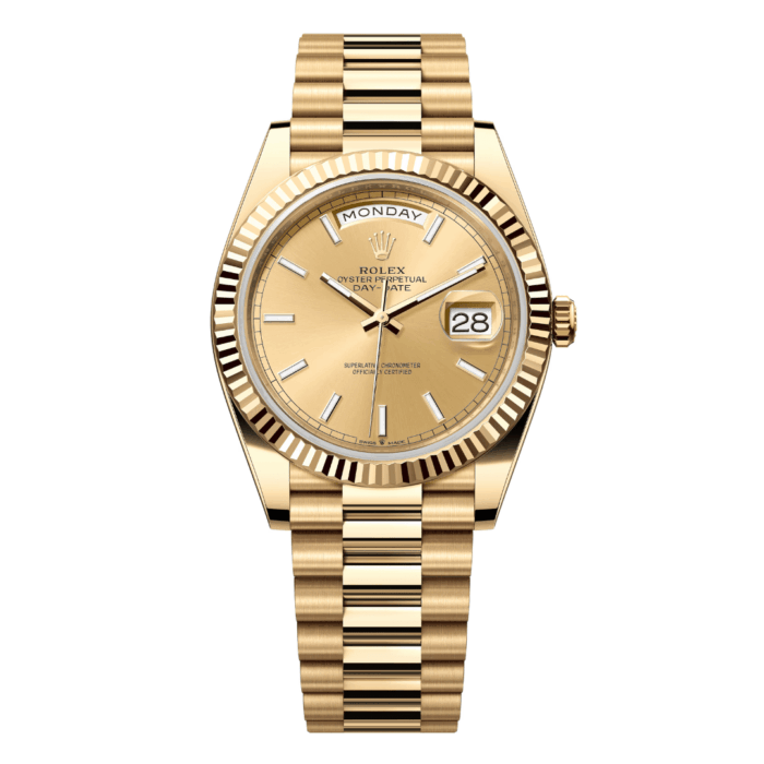 Rolex Day-Date 40 Yellow Gold Replica - Image 1