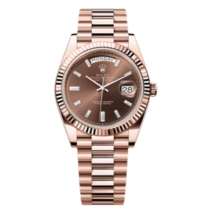 Rolex Day-Date Everose Gold Diamond Dial Replica