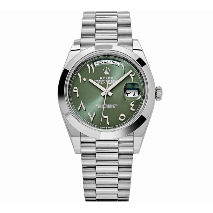 Rolex Day-Date Green Arabic Dial Replica - Image 1