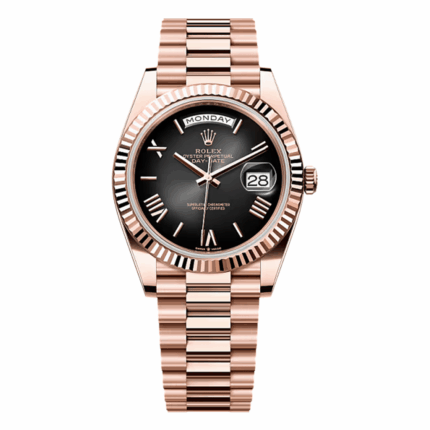 Rolex Day-Date Rose Gold Smoked Slate Replica