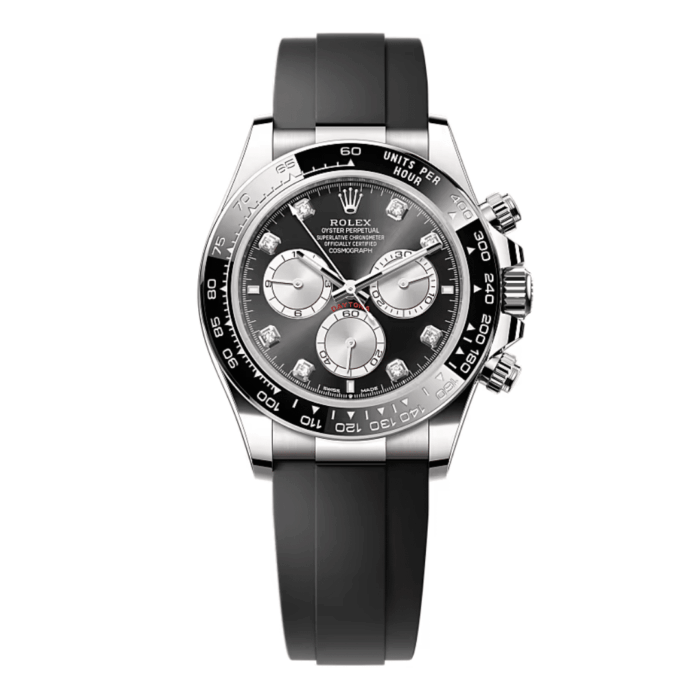 Rolex Daytona Cosmograph 126519LN Black Dial Diamond Replica - Image 1