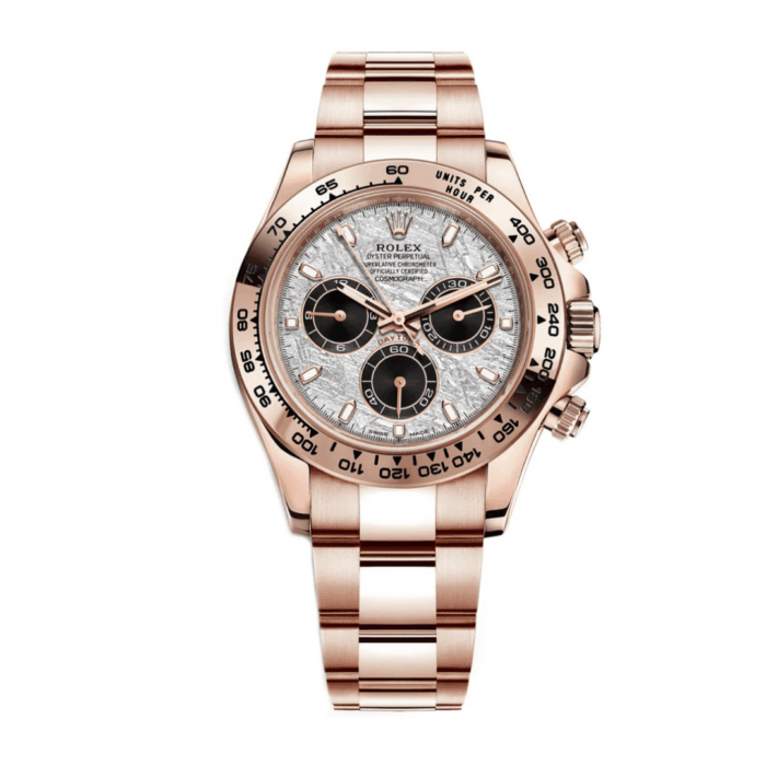 Rolex Daytona Rose Gold Meteorite Dial Replica - Image 1