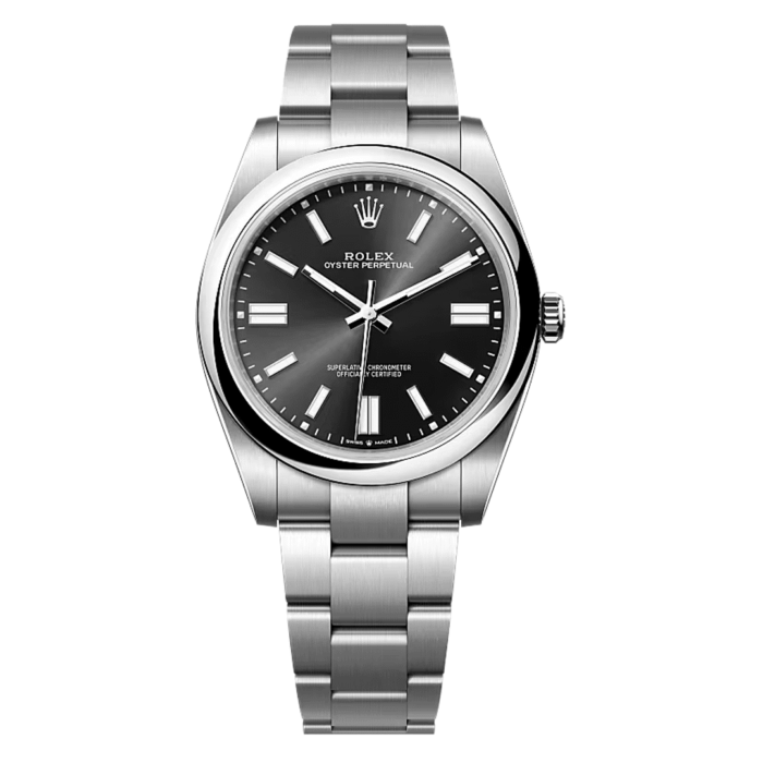 Rolex Oyster Perpetual Black Dial Replica - Image 1