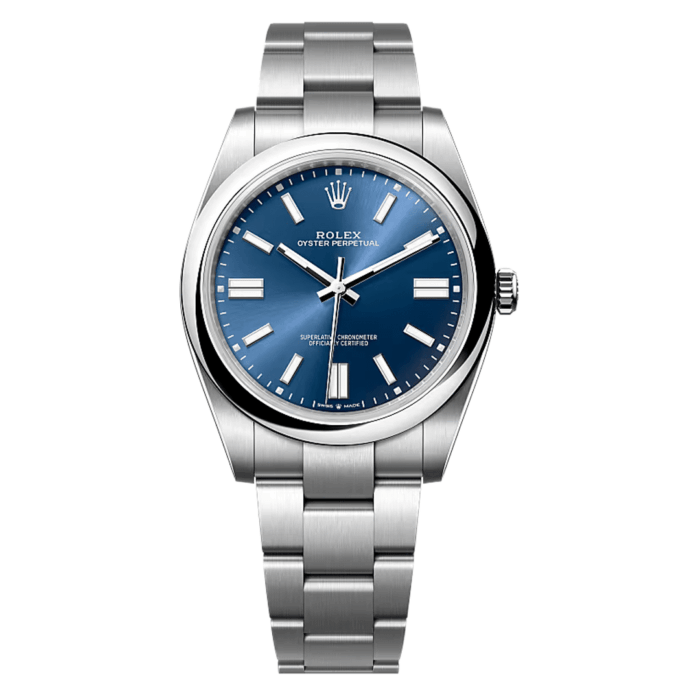 Rolex Oyster Perpetual Blue Dial Replica - Image 1