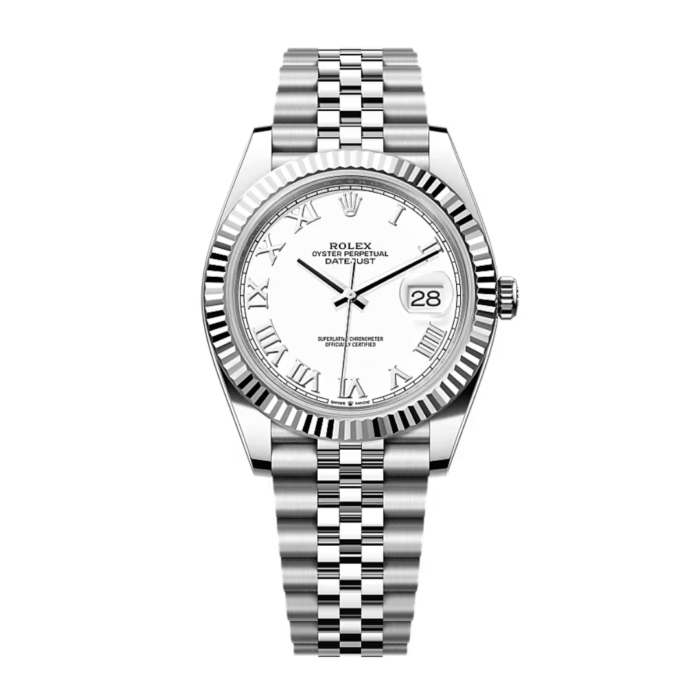 Rolex Datejust White Roman Dial Replica - Image 1